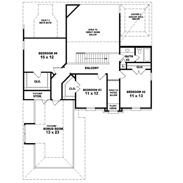 Upper/Second Floor Plan:6-506