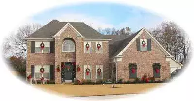 Traditional house plans 6-518 - front exterior, 2,901 sq ft, 3 bed, 2 bath house plans | Monster House Plans