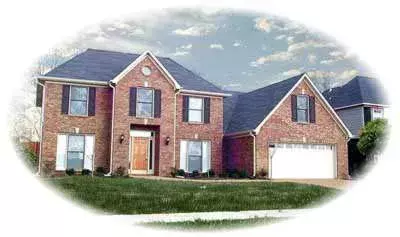 Traditional house plans 6-521 - front exterior, 3,151 sq ft, 4 bed, 2 bath house plans | Monster House Plans