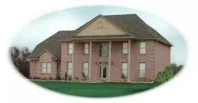 Georgian house plans 6-535 - front exterior, 2,665 sq ft, 4 bed, 3 bath house plans | Monster House Plans