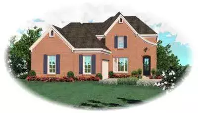 French Country house plans 6-583 - front exterior, 2,628 sq ft, 3 bed, 3 bath house plans | Monster House Plans