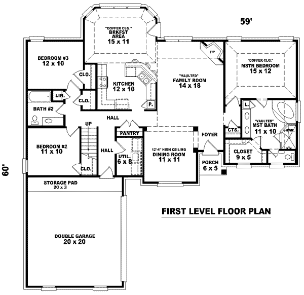 Main Floor Plan: 6-601