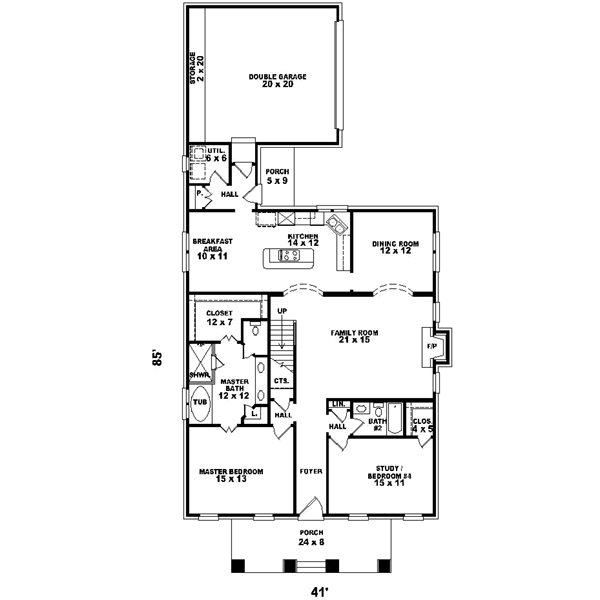 Main Floor Plan: 6-668