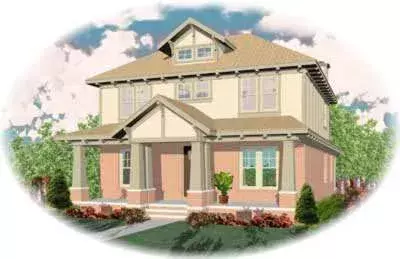 Craftsman house plans 6-671 - front exterior, 2,708 sq ft, 3 bed, 3 bath house plans | Monster House Plans