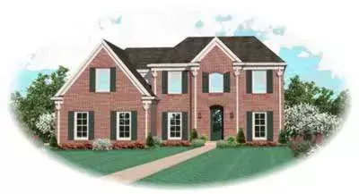 Traditional house plans 6-683 - front exterior, 2,526 sq ft, 3 bed, 3 bath house plans | Monster House Plans
