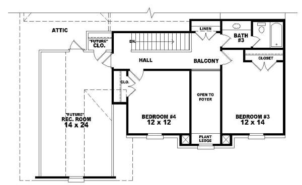Upper/Second Floor Plan:6-683