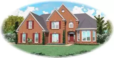 Traditional house plans 6-685 - front exterior, 2,527 sq ft, 4 bed, 3 bath house plans | Monster House Plans