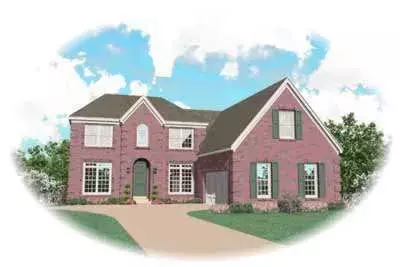 Traditional house plans 6-696 - front exterior, 2,998 sq ft, 3 bed, 3 bath house plans | Monster House Plans