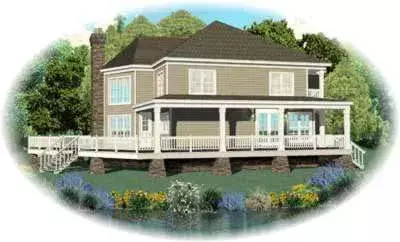 Traditional house plans 6-705 - front exterior, 2,827 sq ft, 3 bed, 2 bath house plans | Monster House Plans