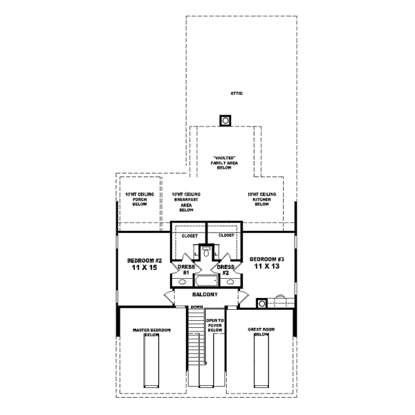 Upper/Second Floor Plan:6-750