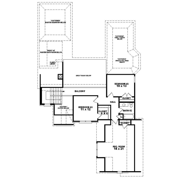 Upper/Second Floor Plan:6-752