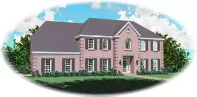 European house plans 6-800 - front exterior, 3,626 sq ft, 4 bed, 3 bath house plans | Monster House Plans