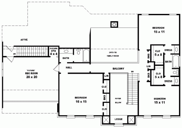Upper/Second Floor Plan:6-802