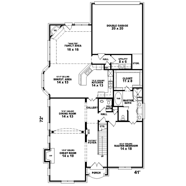 Main Floor Plan: 6-825