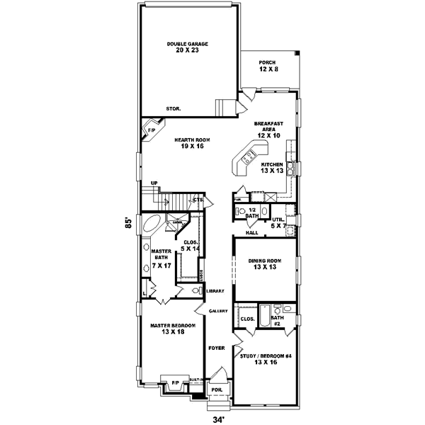 Main Floor Plan: 6-826