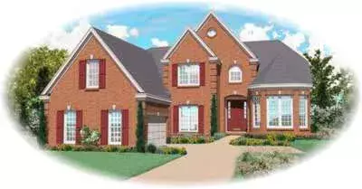 Traditional house plans 6-830 - front exterior, 2,731 sq ft, 4 bed, 3 bath house plans | Monster House Plans