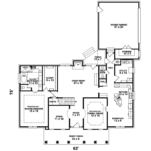 Main Floor Plan: 6-843