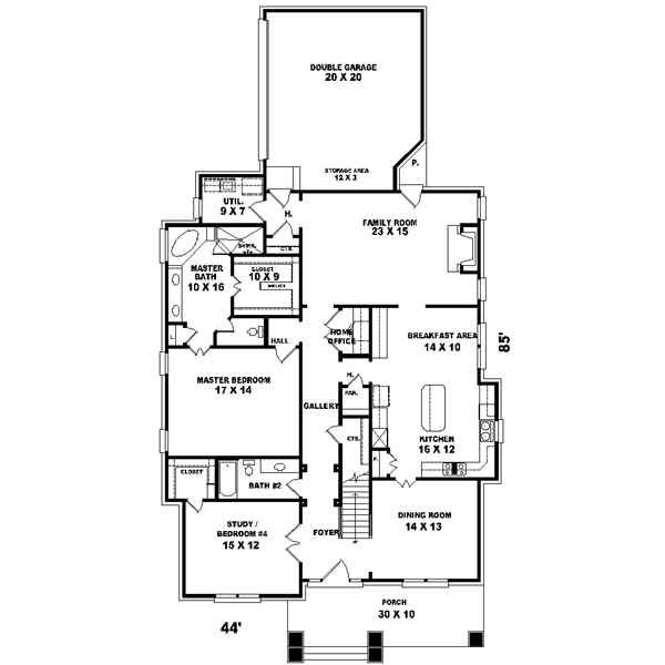 Main Floor Plan: 6-877