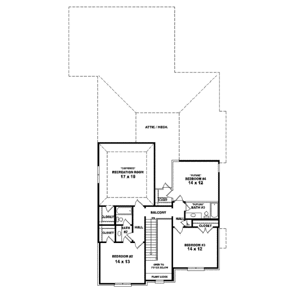 Upper/Second Floor Plan:6-888