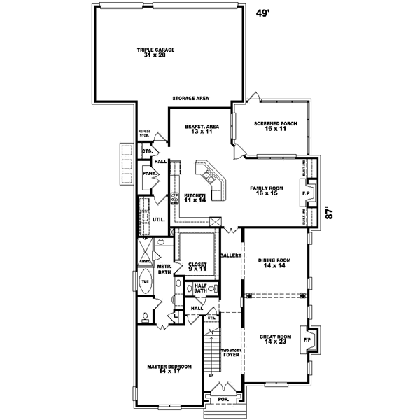 Main Floor Plan: 6-891