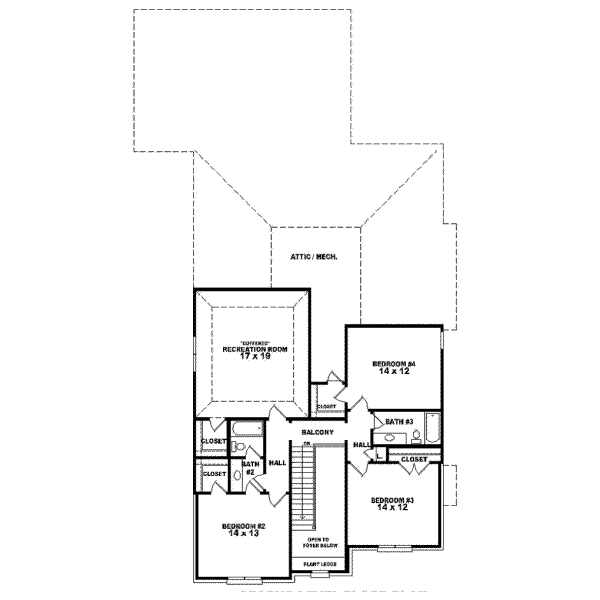 Upper/Second Floor Plan:6-891