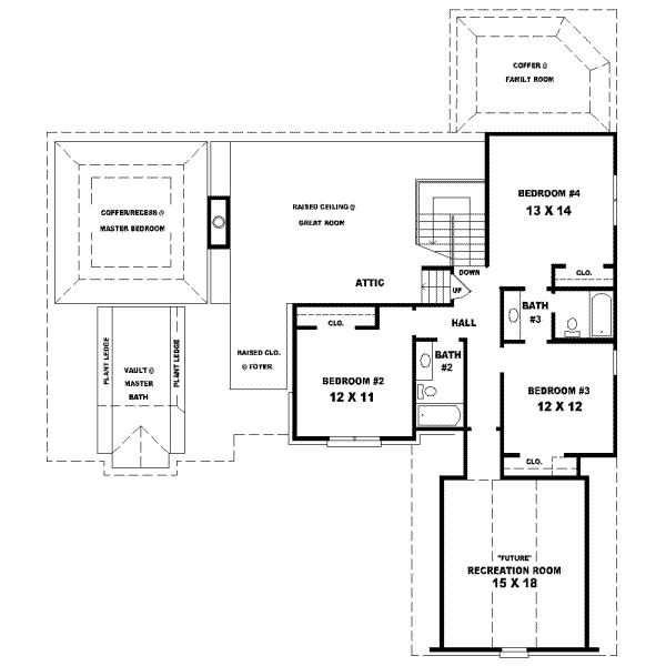 Upper/Second Floor Plan:6-901