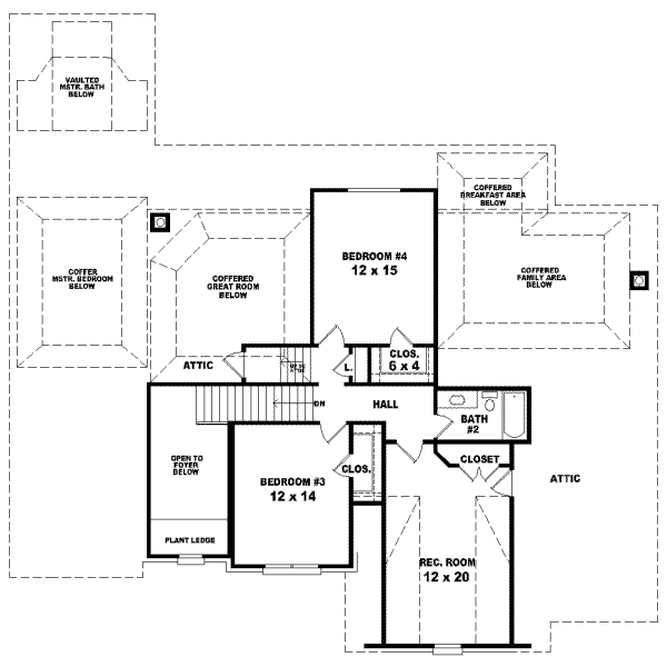 Upper/Second Floor Plan:6-906