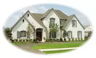 French Country house plans 6-918 - front exterior, 3,769 sq ft, 4 bed, 3 bath house plans | Monster House Plans