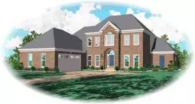 Traditional house plans 6-928 - front exterior, 3,207 sq ft, 3 bed, 3 bath house plans | Monster House Plans