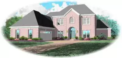 Traditional house plans 6-940 - front exterior, 2,827 sq ft, 3 bed, 3 bath house plans | Monster House Plans