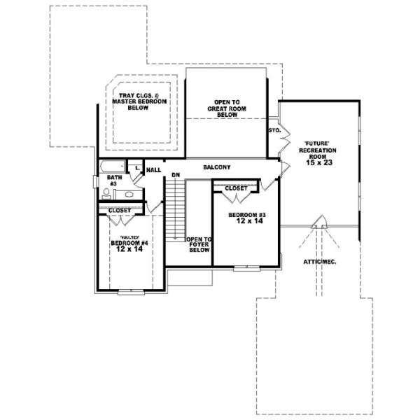Upper/Second Floor Plan:6-944