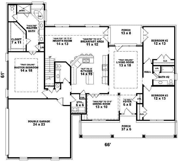 Main Floor Plan: 6-953