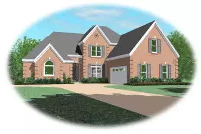 European house plans 6-969 - front exterior, 3,139 sq ft, 4 bed, 3 bath house plans | Monster House Plans