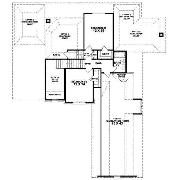 Upper/Second Floor Plan:6-973