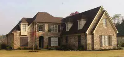 French Country house plans 6-975 - front exterior, 3,738 sq ft, 3 bed, 3 bath house plans | Monster House Plans