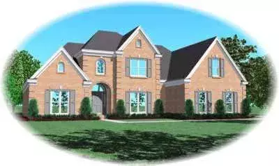 Traditional house plans 6-980 - front exterior, 2,978 sq ft, 4 bed, 3 bath house plans | Monster House Plans