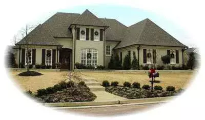 Traditional house plans 6-997 - front exterior, 3,855 sq ft, 5 bed, 3 bath house plans | Monster House Plans