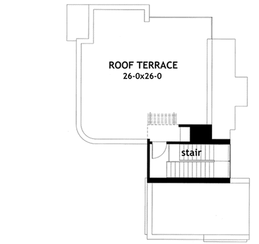 Third Floor Plan:61-105