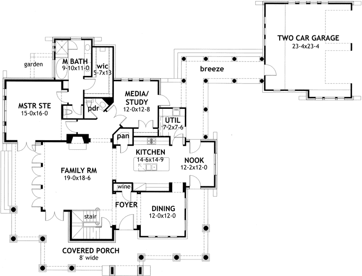 Main Floor Plan: 61-106