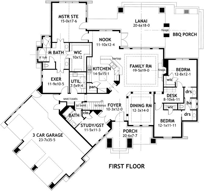 Main Floor Plan: 61-112