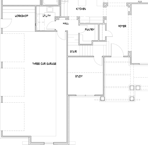 Bungalow Style Floor Plans Plan: 61-116