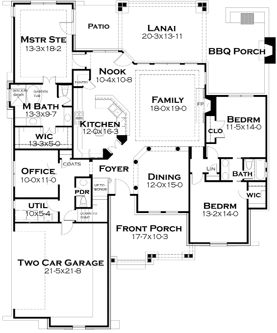 Main Floor Plan: 61-119