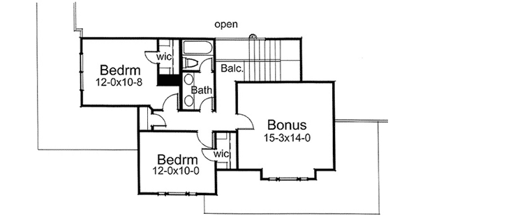 Upper/Second Floor Plan:61-160