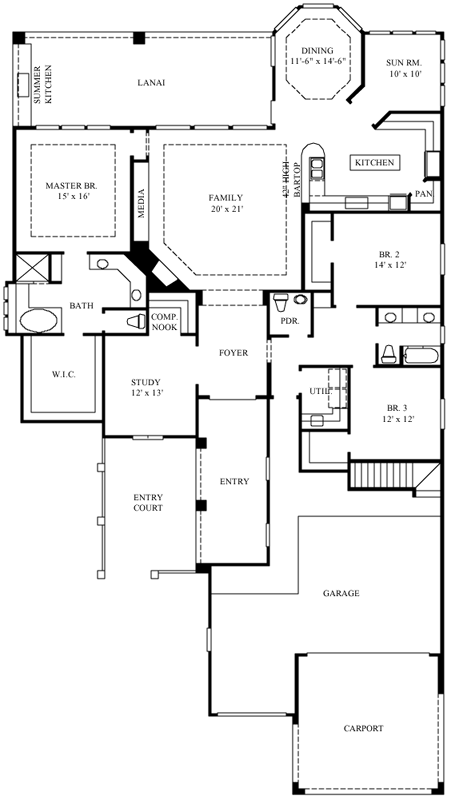 Main Floor Plan: 62-113