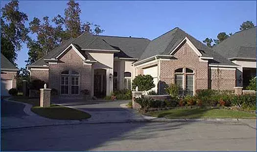 Traditional house plans 62-114 - front exterior, 2,581 sq ft, 2 bed, 2 bath house plans | Monster House Plans