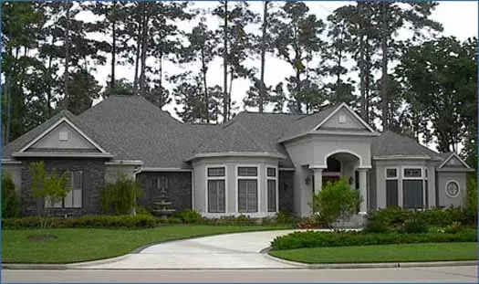 Traditional house plans 62-157 - front exterior, 3,239 sq ft, 3 bed, 2 bath house plans | Monster House Plans