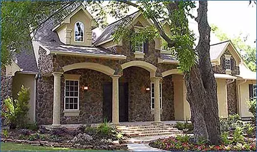 French Country house plans 62-162 - front exterior, 3,253 sq ft, 3 bed, 3 bath house plans | Monster House Plans
