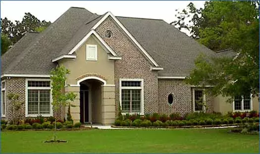Traditional house plans 62-191 - front exterior, 3,525 sq ft, 4 bed, 3 bath house plans | Monster House Plans