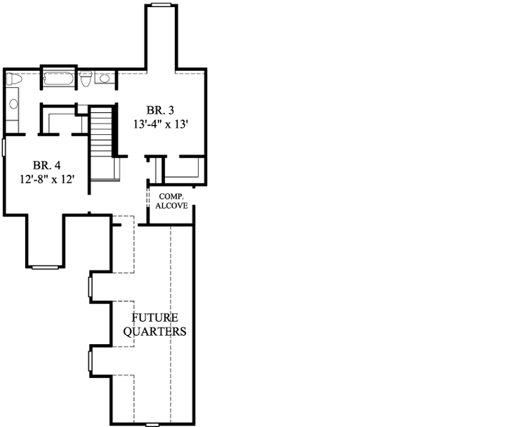 Upper/Second Floor Plan:62-222