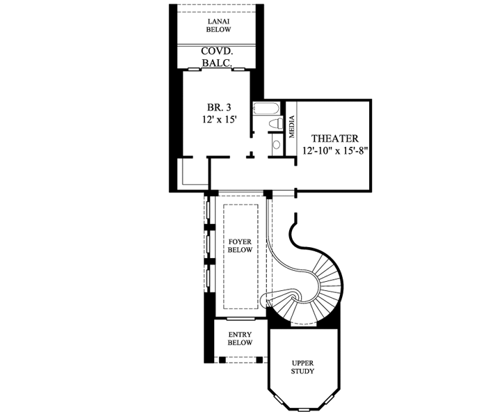 Upper/Second Floor Plan:62-237